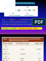 Haluros de Alquilo Sn1