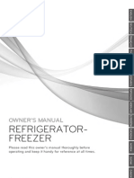 LG GB7138PVXZ Refrigerator Freezer Manual