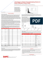 Using Microarray Technology To Select Housekeeping Genes in Chinese Hamster Ovary Cells