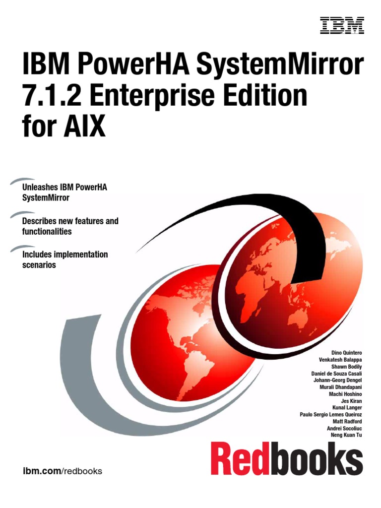 IBM PowerHA SystemMirror 7.1.2 Enterprise Edition For AIX PDF | PDF |  Trademark | Software