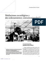 Orozco Guillermo 2002 Mediaciones Tecnologicas y Desordenamientos Comunicacionales
