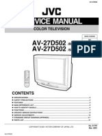 JVC AV-27D50 Manual de Servicio