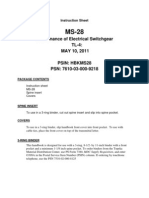 MS-28 Maintenance of Electrical Switchgear 5-11 (621 KB)