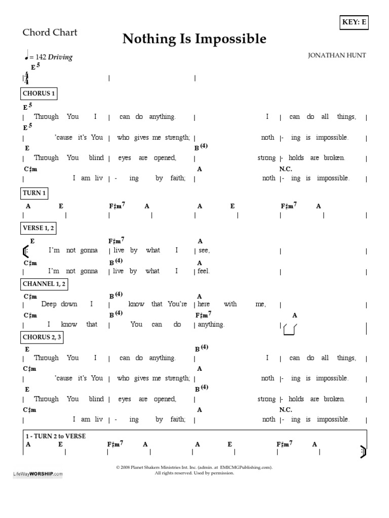 nothing-is-impossible-chord-chart-pdf-songs-musical-forms