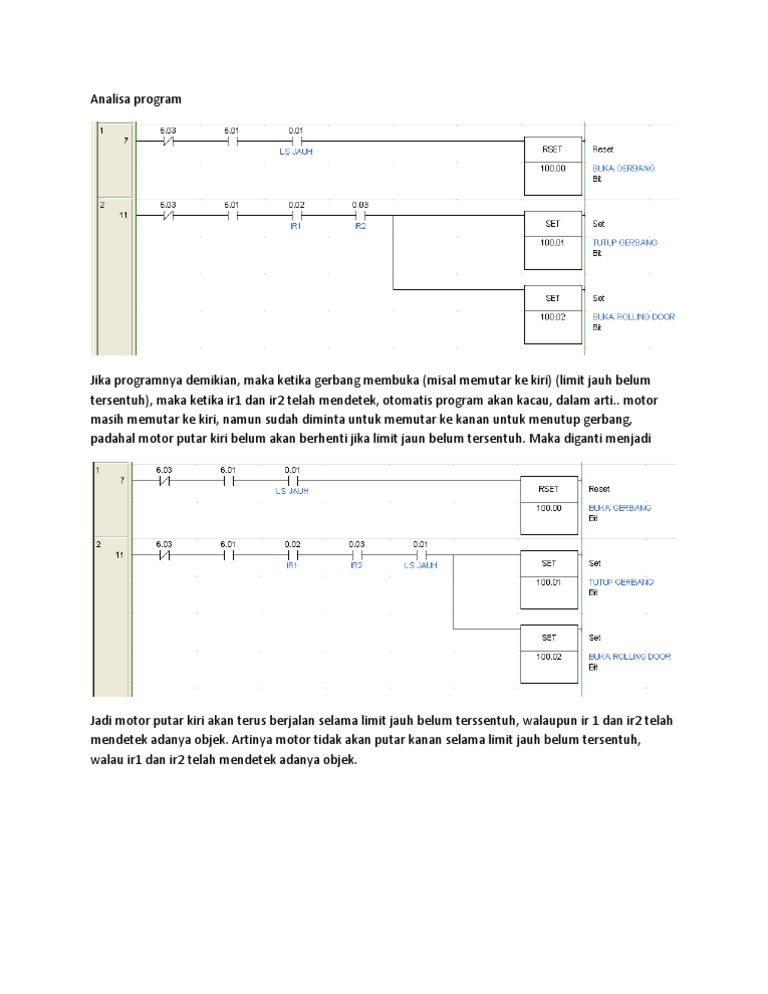 Analisa Program PLC Omron | PDF | Komputer | Teknologi & Rekayasa