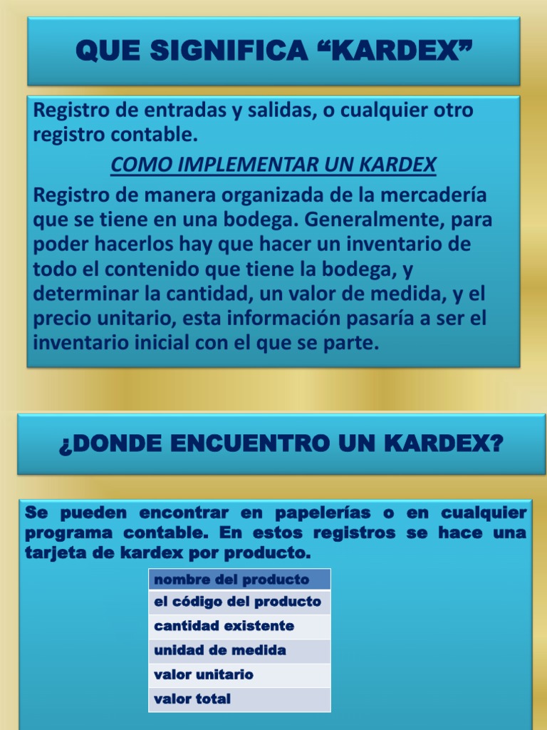 Guía Completa sobre el Kardex y su Uso | PDF | Código QR | Informática ...