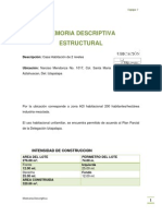 Memoria Descriptiva Estructural