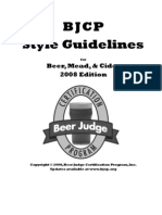 Beer Style Guidelines