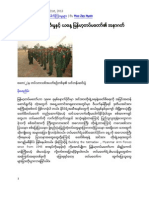Burma Army Disband From Barrack