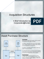 Acquisition Structures 