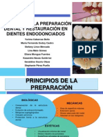 Preparacion Dentaria y Postes en Dientes Endo Retauradora