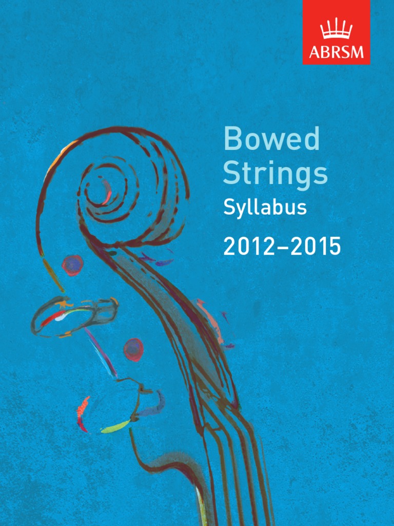 Bowed Strings | PDF | Scale (Music) | Educational Assessment