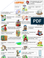 Quantifiers a Few or a Little Worksheet