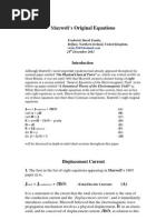 Download Maxwell Original Equations by sarathoonv SN163403753 doc pdf