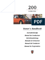 Rover 200 Handbook