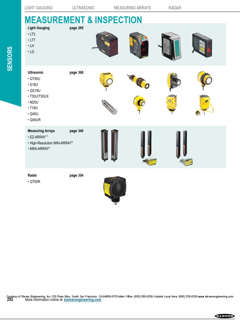 04main Measure Insp Sensors | PDF | Bipolar Junction Transistor | Laser