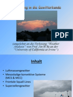 Einführung in Die Gewitterkunde