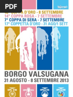 Libretto Coppa d'Oro 2013 Borgo Valsugana