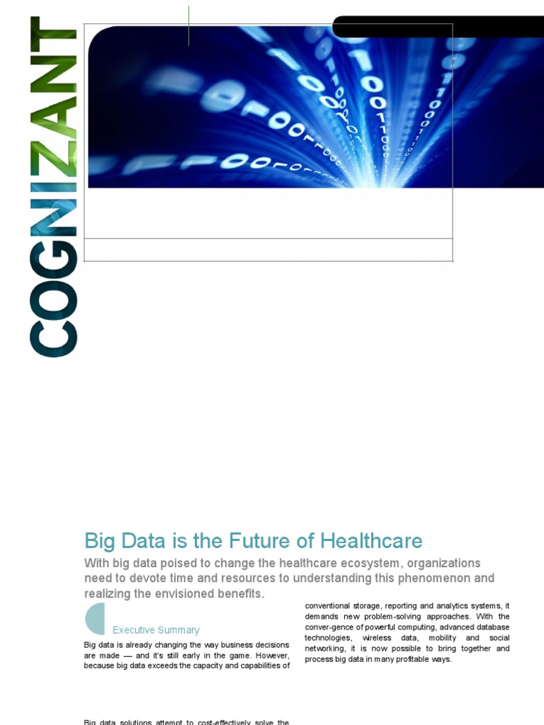 Big Data Is The Future of Healthcare | PDF | Big Data | Analytics
