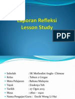 Laporan Refleksi Lesson Study