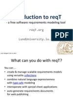 Introduction To Reqt: - A Free Software Requirements Modeling Tool