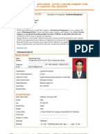 Application Letter Pt Hankook Tire Indonesia CV Application Letter Hankook Tire