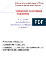 Geotechnical and Geoenvironmental Aspect of Waste and Their Utilization in Infrastructure Project Modeling Techniques in Geotechnical Engineering