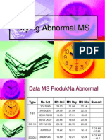 Abnormal MS Drying