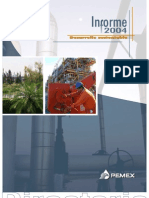 PEMEX Informe de Desarrollo Sustentable 2004