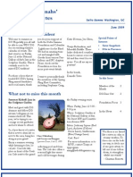 June 2009 Newsletter