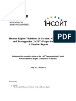 ICCPR LGBTShadow Report Ukraine