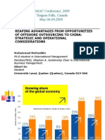 Offshore Outsourcing ASAC Conference 2009-Canada Muhammad Mohiuddin