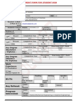 Student Assessment Sheet