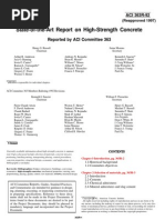 State-of-the-Art Report On High-Strength Concrete: ACI 363R-92