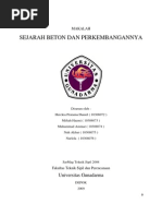 Download Makalah Sejarah Beton Dan Perkembangannya_Nuh Akbar by Nuh Akbar SN16344957 doc pdf