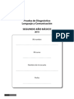 Prueba de Diagnóstico Lenjuaje y Comunicaciòn 2do Básico