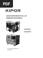 Kipor Diesel Gen Service Manual | Electrical Connector | Electric Generator