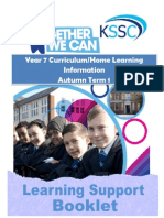 Year 7 Curriculum/Home Learning Information Autumn Term 1