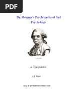 Download Dr Mezmers Psychopedia of Bad Psychology by Art Marr SN16345689 doc pdf