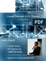 Course Selection & EE Courses: Lincoln Wang