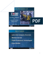 John Zink Company Overview Markets Served TODD Products & Technologies Case Studies