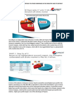 Comparative Analysis of Pepsico To Other Companies in The Industry and Its Distinct Advantages (If Any)