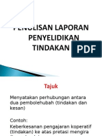 Penulisan Laporan Penyelidikan Tindakan