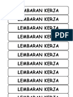 Lembaran Kerja Bolder