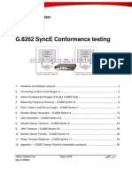 G.8262 SyncE Conformance Testing 