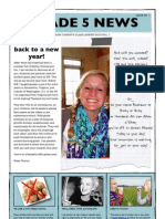 Class Newsletter August 2013