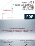 #31 Modèle Économique - Les Espaces Publicitaires