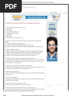 Download Interview Questions for Mechanical Engineering Set7 - Preparation for Engineering by Rajneesh Patel SN163488089 doc pdf