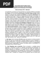 Mestrado Em Sociologia