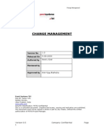 Change Management: Version No. Released On Authored by Reviewed by